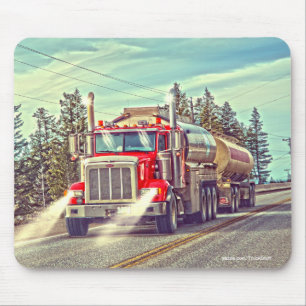 Mousepad Rodovia Vermelha Cistern Rodovia Rodovia Art Mouse