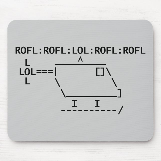 Mousepad ROFLcopter (Frente)