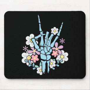 Mousepad Roker Skeleton Boné Skater Legal Halloween Punk Ro