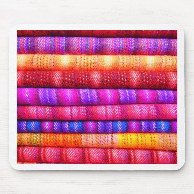 Mousepad Rolamentos de Tecidos Coloridos (Frente)