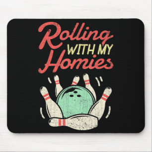 Mousepad Rolando com meu presente de Boliche de casas