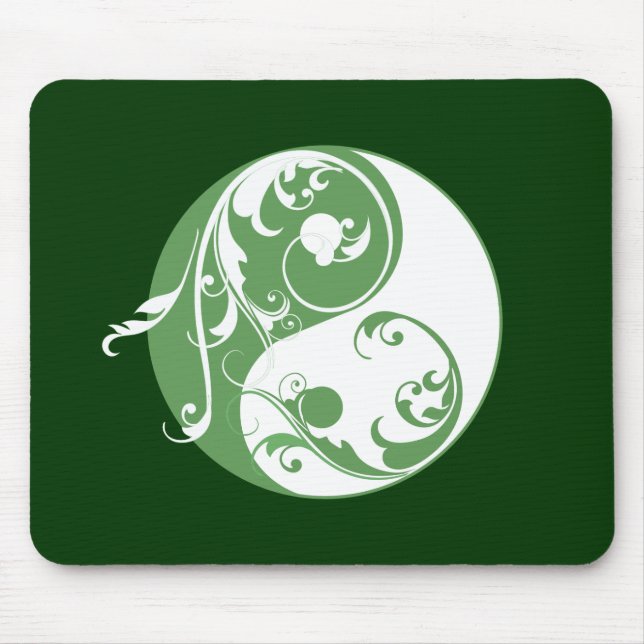 Mousepad Rolando Yin & Yang (verde) (Frente)