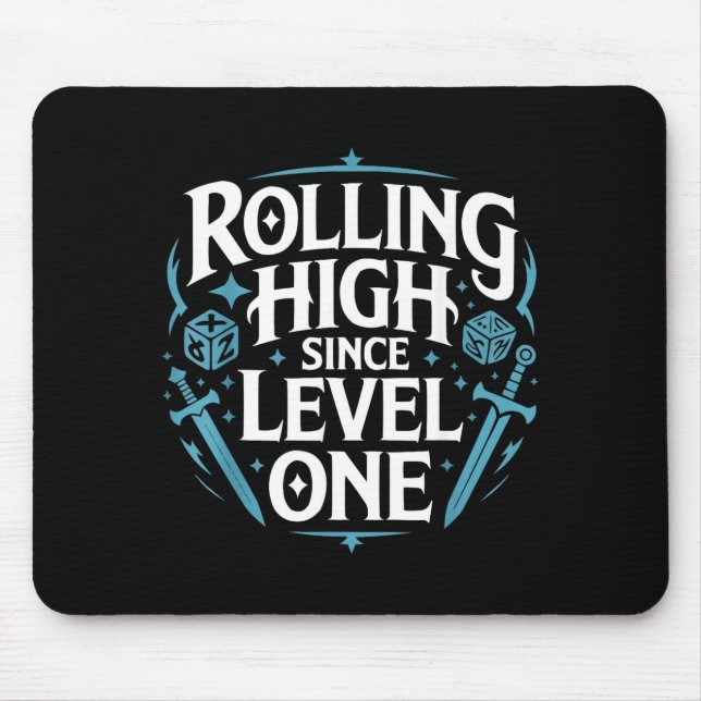Mousepad Role Playing Gamer Rpg Master D20 Tabletop Funny R (Frente)