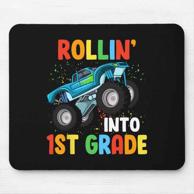Mousepad Rollin' para 1rua de caminhonete monstro 100º dia  (Frente)