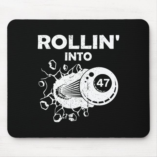 Mousepad Rollin para 47 Bilhar 47º Aniversário (Frente)