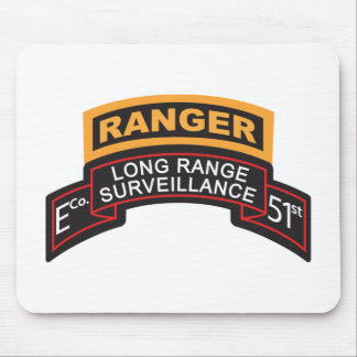Mousepad Rolo da infantaria LRS de E Co 51st, aba da guarda