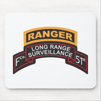 Mousepad Rolo da infantaria LRS de F Co 51st, aba da guarda