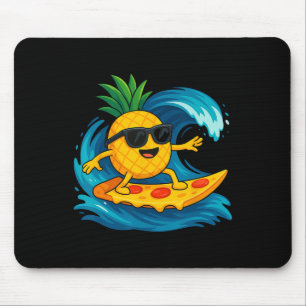 Mousepad Rolo De Abacaxi Com Fatia De Pizza De Surf Engraça