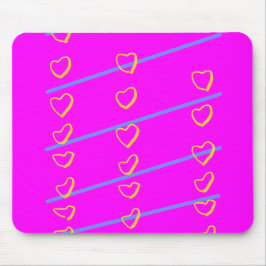 Mousepad Rolo de Coração Rosa