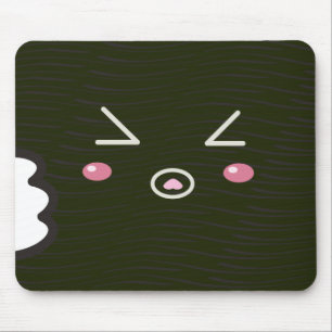Mousepad Rolo de sushi "Fim-acima " de Kawaii com Bitemark