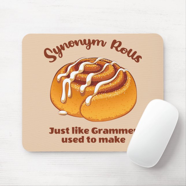 Mousepad Rolos Sinônimos Como Grammer Costumava Fazer (Com mouse)