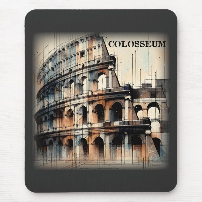 Mousepad Roman Colosseum Itália Europa (Frente)