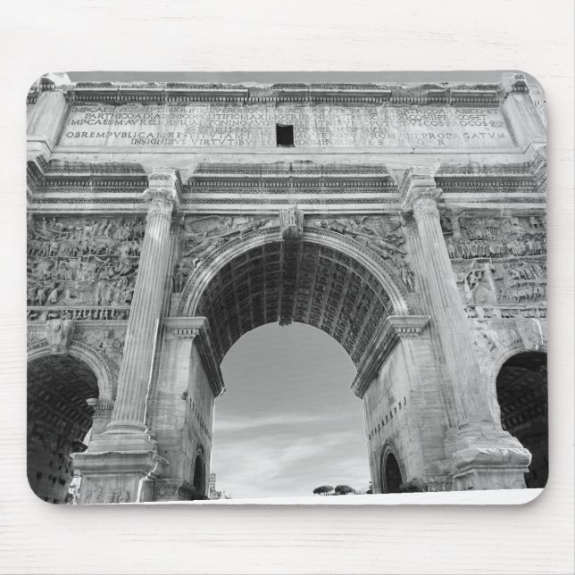 Mousepad Romano arruína minimalista (Frente)