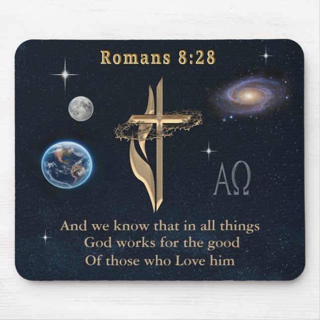 Mousepad Romanos 8:28 (Frente)