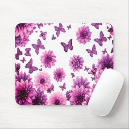 Mousepad Romantic Rosy Floral