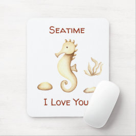 Mousepad Romântico Minimalista Verão ao Mar
