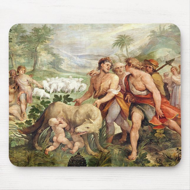 Mousepad Romulus suckled pelo ela-lobo (Frente)