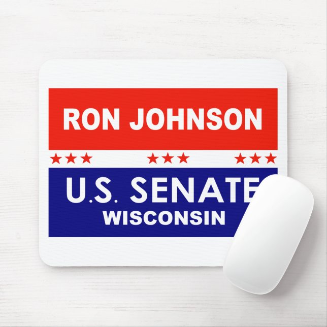 Mousepad Ron Johnson US Senate Wisconsin 2022 (Com mouse)