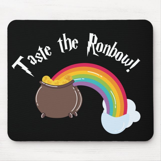 Mousepad Ron Weasley - Experimente o RONbow! (Frente)