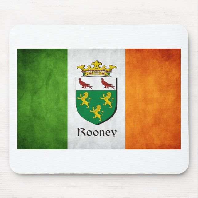 Mousepad Rooney Irish Flag (Frente)