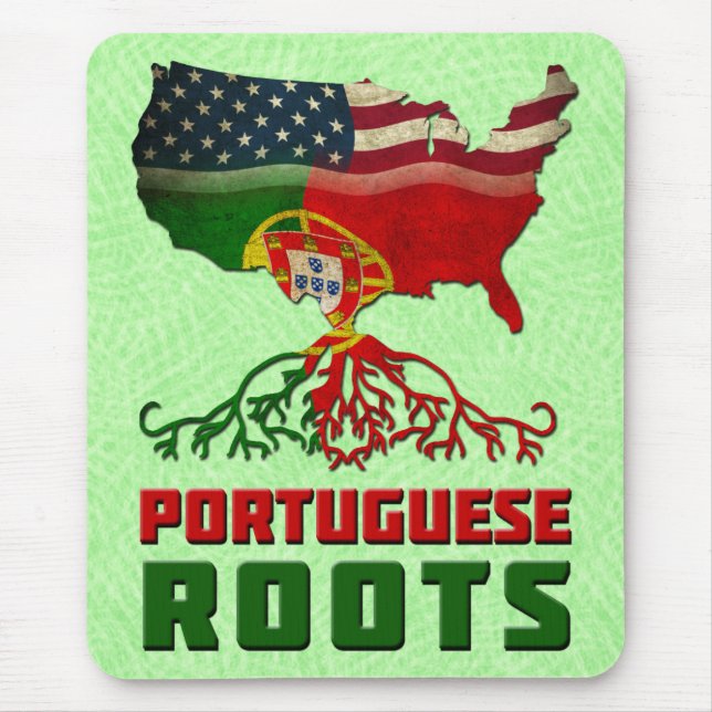 Mousepad Roots Mousemat Português-Americano (Frente)