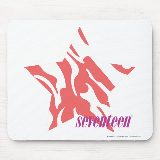 Mousepad Rosa 3 da zebra (Frente)
