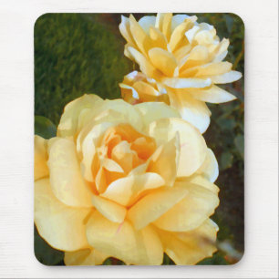 Mousepad Rosa Amarela_