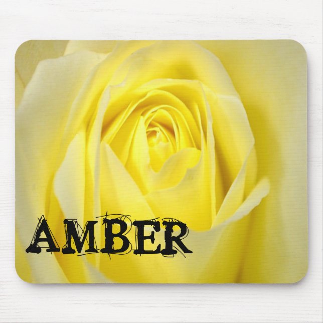 Mousepad Rosa Amarela Profunda (Frente)