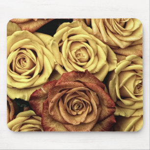 Mousepad Rosa amarelo e vermelho