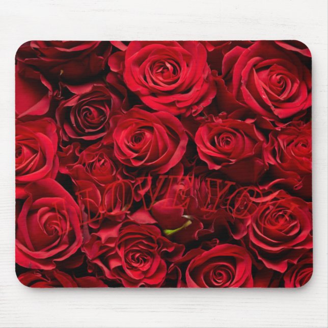 Mousepad Rosa amor (Frente)