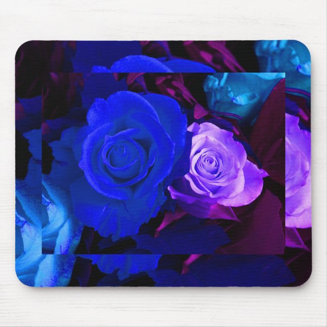 Mousepad Rosa azul-roxo (Frente)