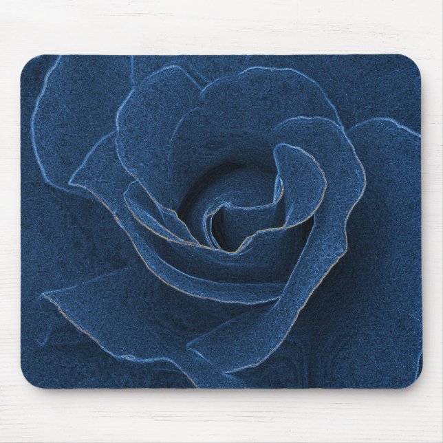Mousepad Rosa azul velvet (Frente)
