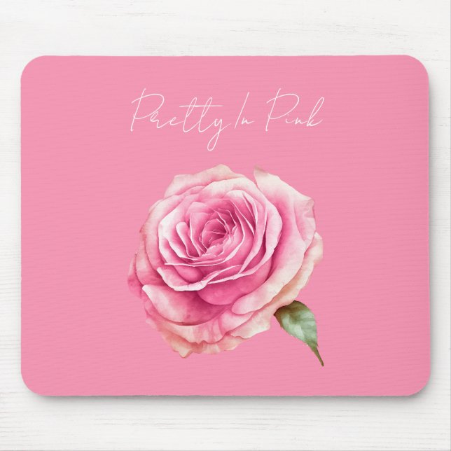 Mousepad Rosa Bonita de Rosa (Frente)