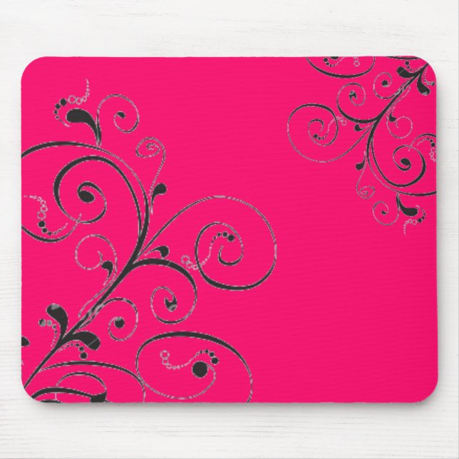 Mousepad rosa bonito (Frente)