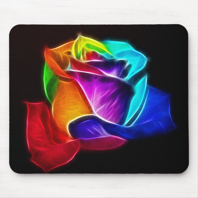 Mousepad Rosa bonito das cores 5 (Frente)