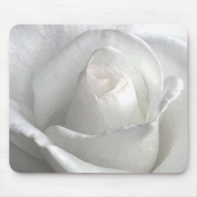 Mousepad Rosa branca_ (Frente)