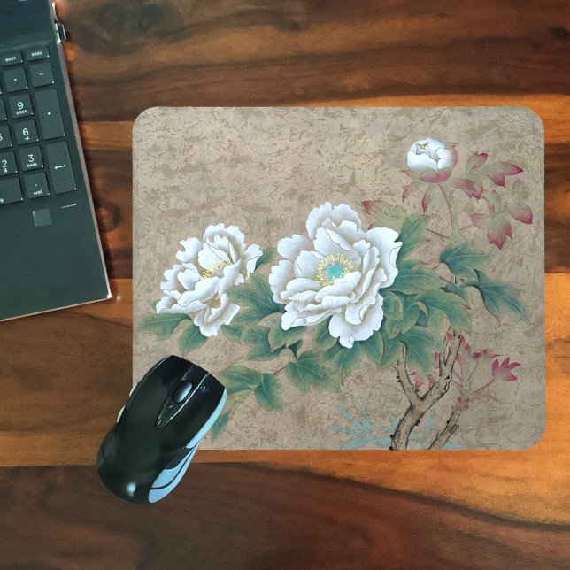Mousepad Rosa branca (Criador carregado)