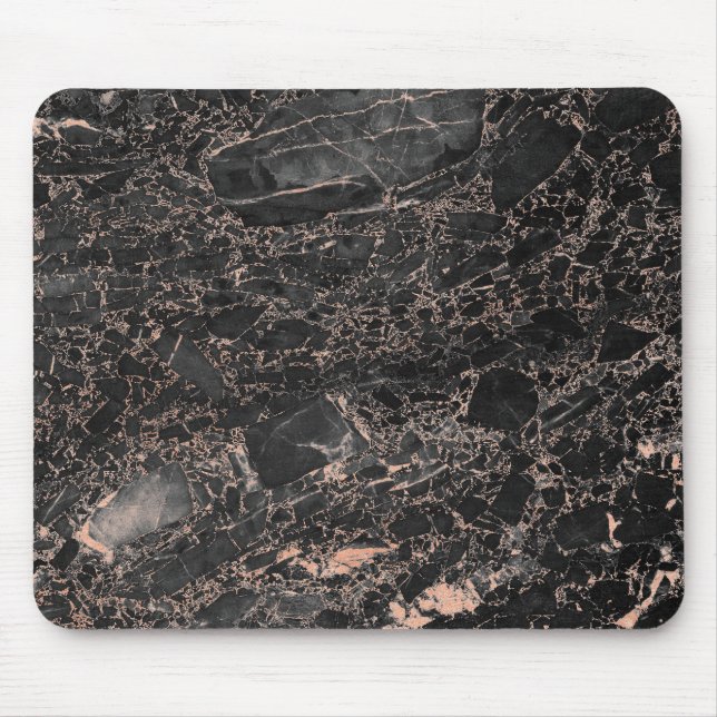 Mousepad Rosa Cor-de-rosa-abstrato Dourada Blusa Dourada Ma (Frente)