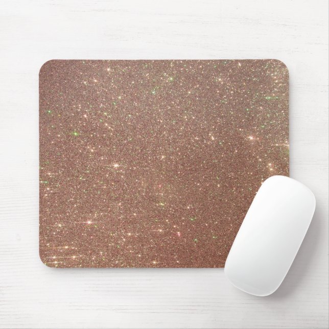 Mousepad Rosa cor-de-rosa Dourada (Com mouse)