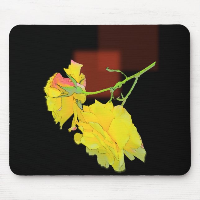 Mousepad Rosa Cubist (Frente)