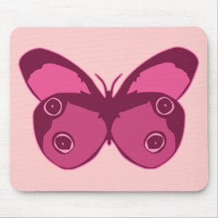 Mousepad Rosa da borboleta