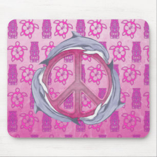 Mousepad Rosa da paz do golfinho