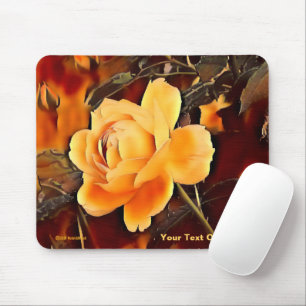 Mousepad Rosa de chama