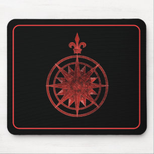 Mousepad Rosa de compasso