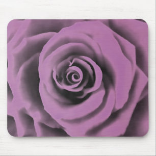 Mousepad Rosa de Lavanda grande escuro artístico