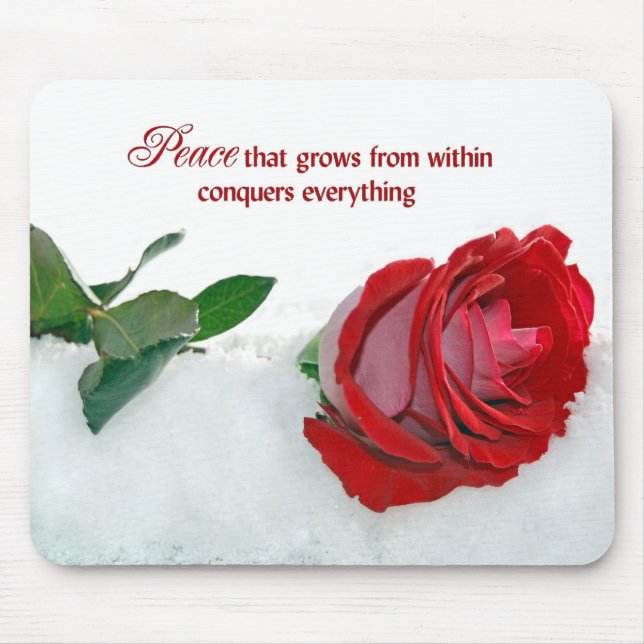 Mousepad Rosa de paz (Frente)