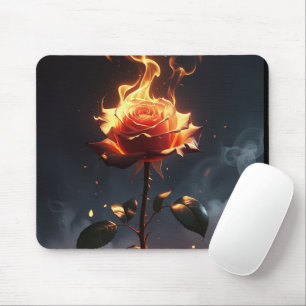 Mousepad Rosa de queimada - A paixão enfrenta destruição em