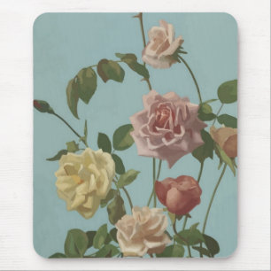 Mousepad Rosa de Vintage Tea e Rosas de Blush
