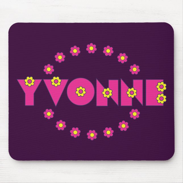 Mousepad Rosa de Yvonne Flores (Frente)