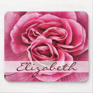 Mousepad Rosa do rosa personalizado